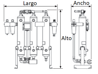 Purificador de Aire Comprimido SERIE BSP-MT 10-95